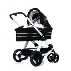 Универсальная коляска 2 в 1 ABC Design TURBO 6S white-black, цвет белый с черным